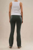 Olive Flared Legging