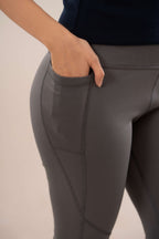 Grey Flared Legging