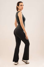 Black Flared Legging