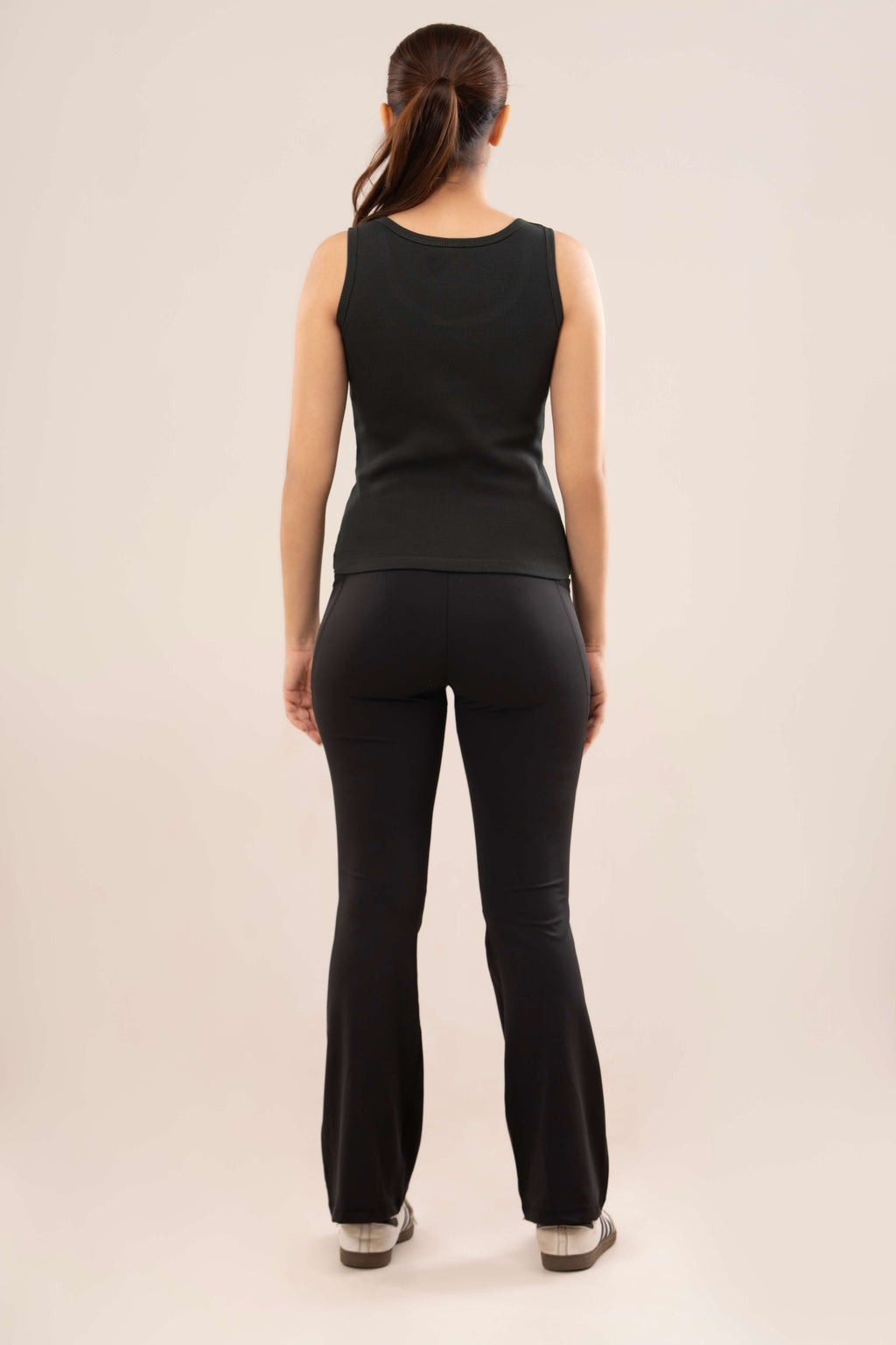 Black Flared Legging