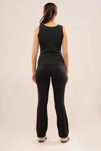 Black Flared Legging