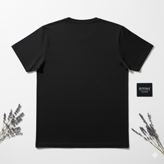 Supima Cotton Black Round Neck