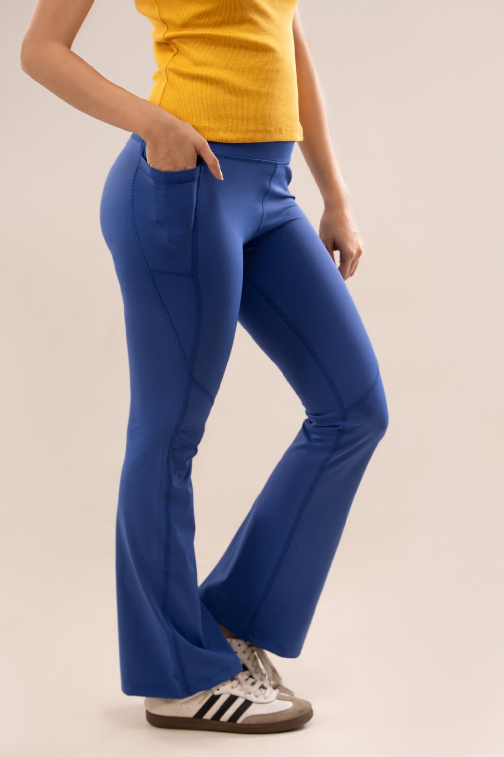 Royal Blue Flared Legging